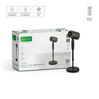 GREEN TECH Pametni ventilator i grijalica G-HF-2IN1-GR, 12", 50 W / 2200 W